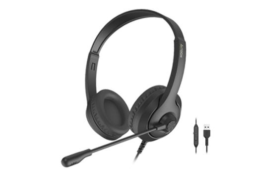 Гарнитура A4Tech FH100U Stone Black
