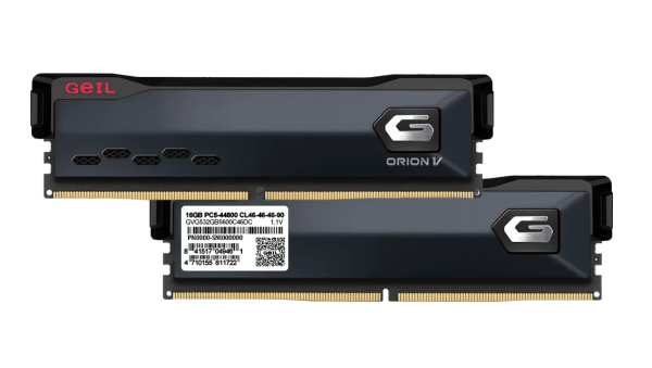 Оперативная память 32 Gb (2x16Gb) DDR4 2666MHz Geil Orion Titanium Grey GOG432GB2666C19DC