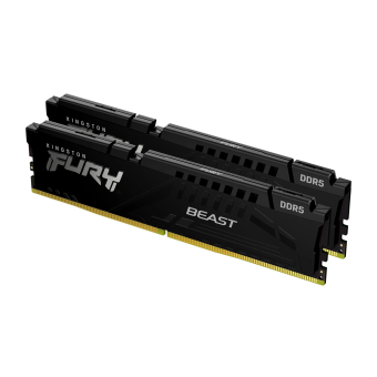Оперативная память 16 Gb (2x8Gb) DDR5 6000MHz Kingston Fury Beast KF560C30BBEK2-16