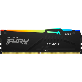 Оперативная память 16 Gb DDR5 6000MHz Kingston Fury Beast RGB KF560C36BBE2A-16