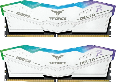 Оперативная память 32 Gb (2x16Gb) DDR5 6000MHz Team Group Delta RGB White FF4D564G6000HC38JDC01