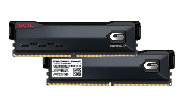 Оперативная память 64 Gb (2x32Gb) DDR5 5600MHz Geil Orion V Titanium Grey GVG564GB5600C38ADC
