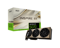 Видеокарта MSI GeForce RTX 5070 Inspire 3X OC 12G (RTX 5070 12G Inspire 3X OC)