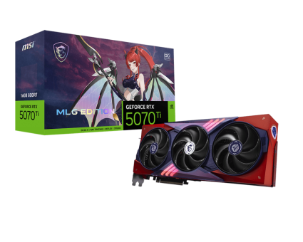 Видеокарта MSI GeForce RTX 5070 Ti 16G MLG Edition OC