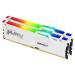 Оперативная память 32 Gb (2x16Gb) DDR5 6000MHz Kingston Fury Beast White RGB KF560C30BWEAK2-32