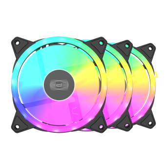 Вентилятор для корпуса PCCooler F3 T120 ARGB Black 3 in 1