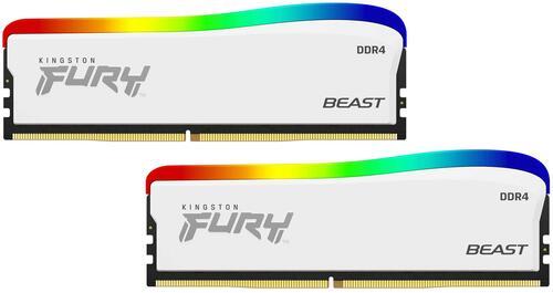 Оперативная память 16 Gb (2x8Gb) DDR4 3200MHz Kingston Fury Beast RGB Special Edition KF432C16BWAK2/16