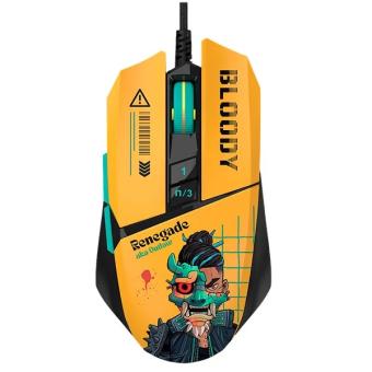 Мышь A4tech Bloody W63Max Renegade Yellow Sunset
