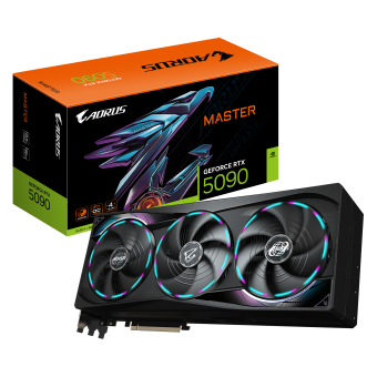 Видеокарта Gigabyte GeForce RTX 5090 Master 32GB (GV-N5090AORUS M-32GD)