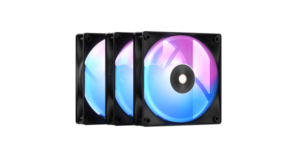 Вентилятор для корпуса Ocypus Delta F12 Black ARGB 3-in-1 (Delta-F12-BK3AM00X-GL)
