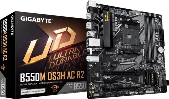 Материнская плата Gigabyte B550M DS3H AC R2