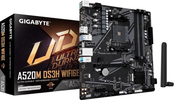 Материнская плата Gigabyte A520M DS3H WIFI6E