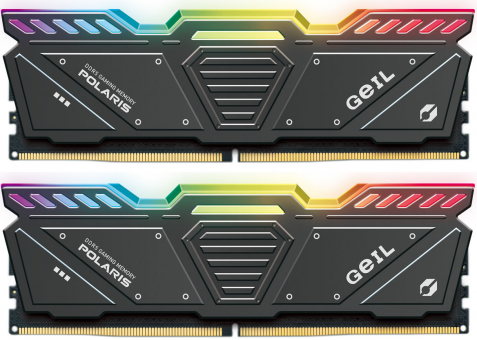 Оперативная память 32 Gb (2x16Gb) DDR5 5200MHz Geil Polaris RGB Grey GOSG532GB5200C34ADC