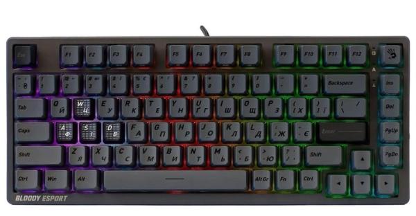 Клавиатура A4tech Bloody MS76 Iron Grey