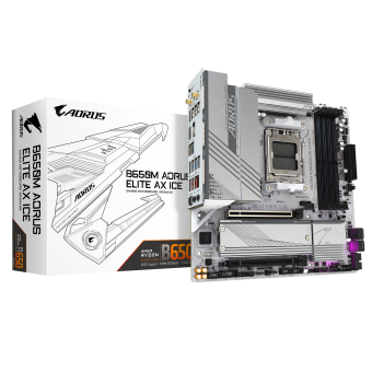 Материнская плата Gigabyte B650M A Elite AX Ice