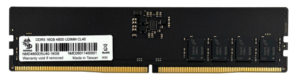 Оперативная память Nomad 16 Gb DDR5 4800MHz NMD4800D5U40-16GB