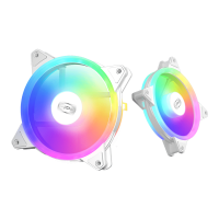 Вентилятор для корпуса PCCooler F3 T120 ARGB White 3 in1