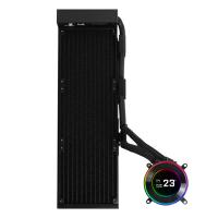 Водяное Охлаждение CPU LIAN LI Hydroshift lI LCD-C 360СL Fan Less Black (G89.GHS2LCD36B.00) без вентиляторов 