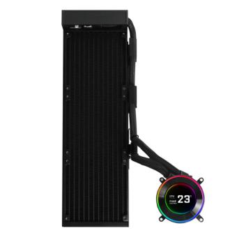 Водяное Охлаждение CPU LIAN LI Hydroshift lI LCD-C 360СL Fan Less Black (G89.GHS2LCD36B.00) без вентиляторов 