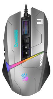 Мышь A4tech Bloody W60-Max Gun Grey
