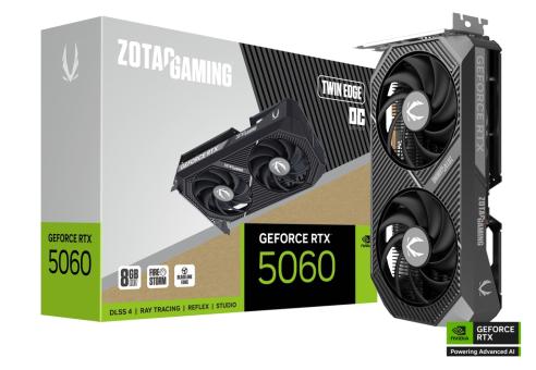 Видеокарта Zotac GeForce RTX 5060 Twin Edge OC 8GB (ZT-B50600H-10M)