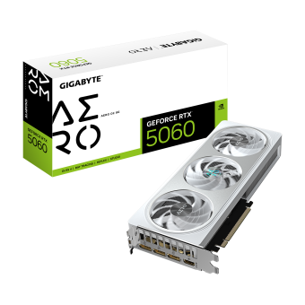 Видеокарта Gigabyte GeForce RTX 5060 Aero OC 8GB (GV-N5060AERO OC-8GD)