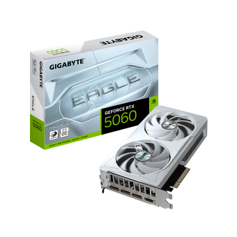 Видеокарта Gigabyte GeForce RTX 5060 Eagle OC Ice 8GB (GV-N5060EAGLEOC ICE-8GD)