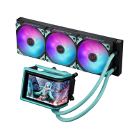 Водяное охлаждение Asus ROG Ryuo IV 360 ARGB MIKU