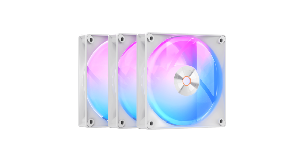 Вентилятор для корпуса Ocypus Delta F12 White ARGB 3-in-1 (Delta-F12-WH3AM00X-GL)