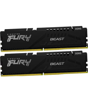 Оперативная память 32 Gb (2x16Gb) DDR5 6000MHz Kingston Fury Beast Black EXPO KF560C36BBE2K2-32