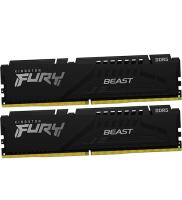 Оперативная память 64 Gb (2x32Gb) DDR5 5600MHz Kingston Fury Beast KF556C36BBEK2-64
