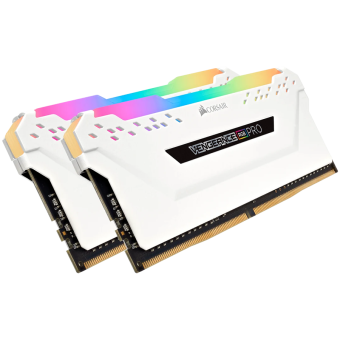 Оперативная память Corsair Vengeance RGB Pro White 32 Gb (2x16Gb) DDR4 3200MHz (CMW32GX4M2E3200C16W)
