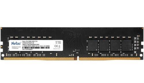 Оперативная память Netac Basic 8 Gb DDR4 2666MHz (NTBSD4P26SP-08)