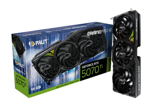Видеокарта Palit GeForce RTX 5070 Ti GamingPro-S 16GB (NE7507T019T2-GB2031U)
