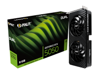 Видеокарта Palit GeForce RTX 5050 Dual 8GB (NE65050019P1-GB2070D)