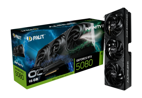Видеокарта Palit GeForce RTX 5080 Infinity 3 OC 16GB (NE75080U19T2-GB2035S)