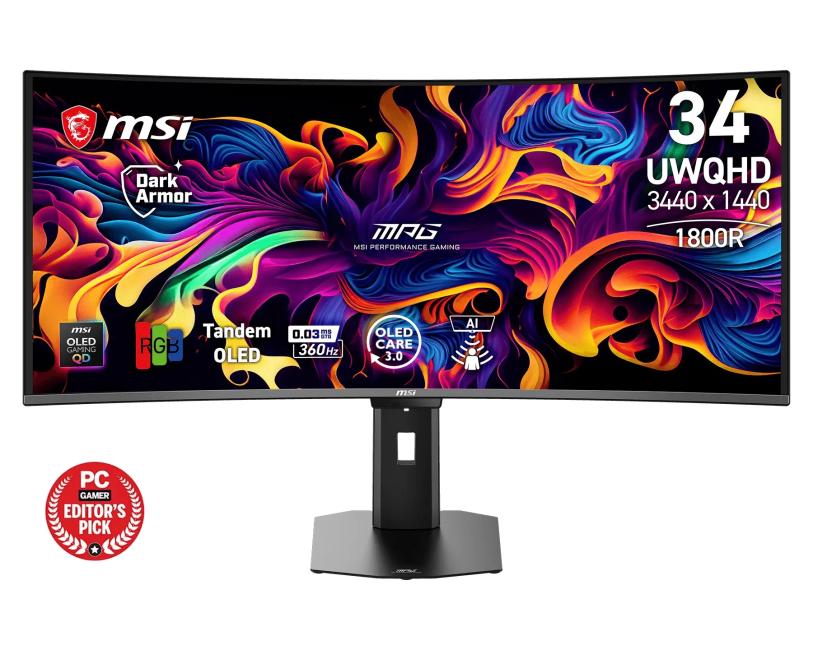 Монитор 34" MSI MPG 341CQR QD-OLED X36