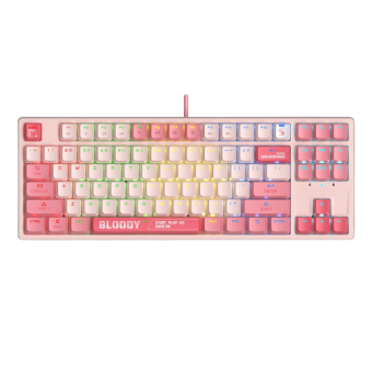 Клавиатура A4tech Bloody S87 Pink