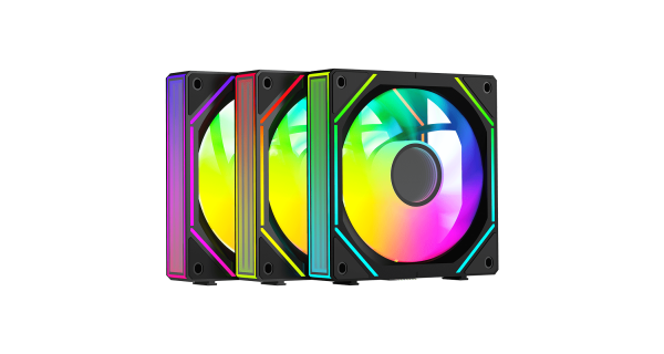 Вентилятор для корпуса Ocypus Gamma F12 UNI Black ARGB 3-in-1 (Gamma-F12-BK3AM00U-GL)