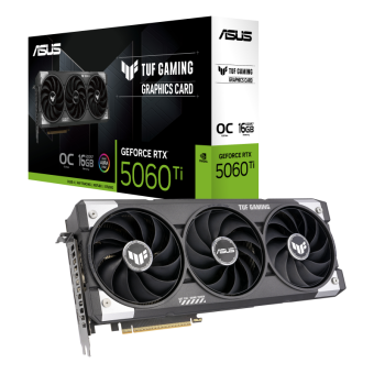 Видеокарта Asus GeForce TUF Gaming RTX 5060 Ti OC 16G (TUF-RTX5060TI-016G-GAMING)