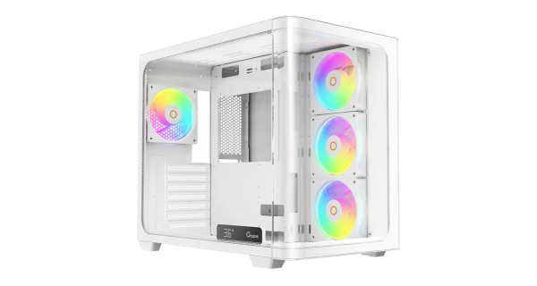 Корпус Ocypus Iota C70 WH Curve ARGB Digital (Iota-C70-WHD400CD-GL)