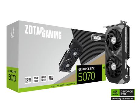 Видеокарта Zotac GeForce RTX 5070 Twin Edge 12Gb (ZT-B50700E-10P)