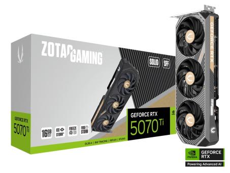 Видеокарта Zotac GeForce RTX 5070 Ti Solid SFF 16Gb (ZT-B50710D3-10P)